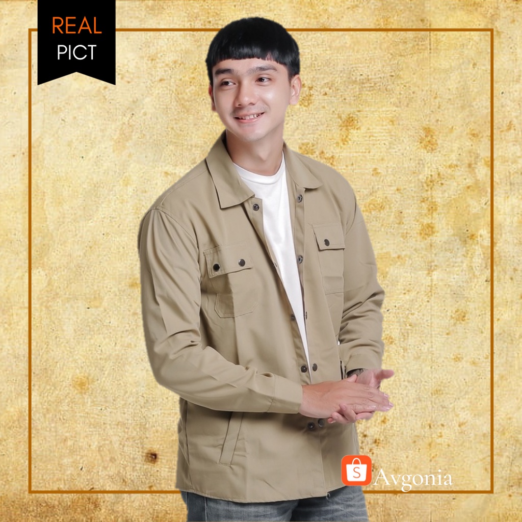 Jaket Pria Distro Terbaru Semi Parka Cowok Polos keren Bisa Couple Pasangan Kekinian