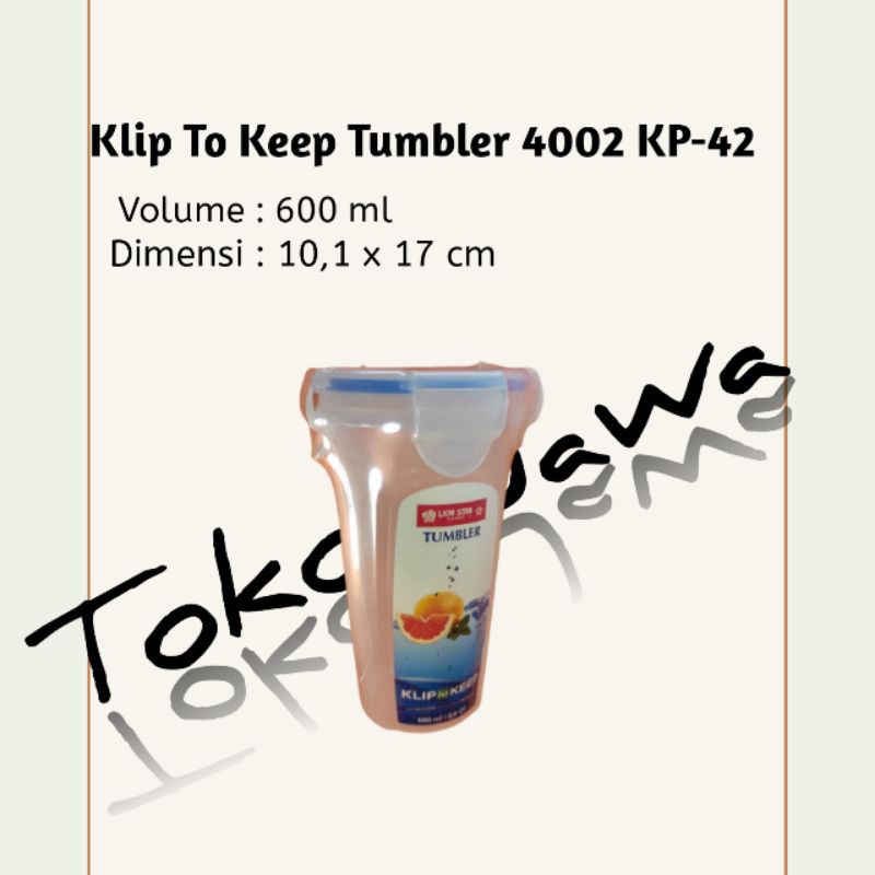 klip to keep tumbler kp-42 toples klip to keep toples kedap udara lion star klip to keep toples