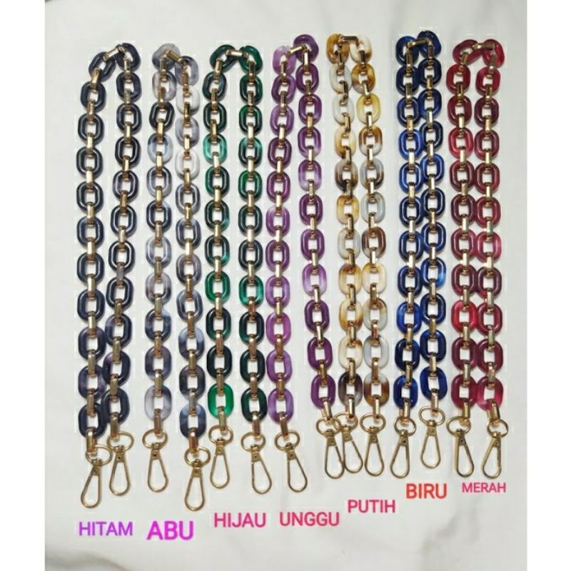 Banting Harga Tali Masker /tali Hijab/kalung Rante Aklirik Marmer Ayu Tingting xm596n0Cybp73xE