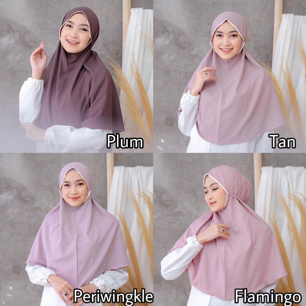 Bisa COD CLAUDIA BERGO – Jilbab Bergo Hijab murah Kerudung murah Jilbab instan murah