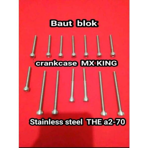 Baut l Block Crankcase mx king