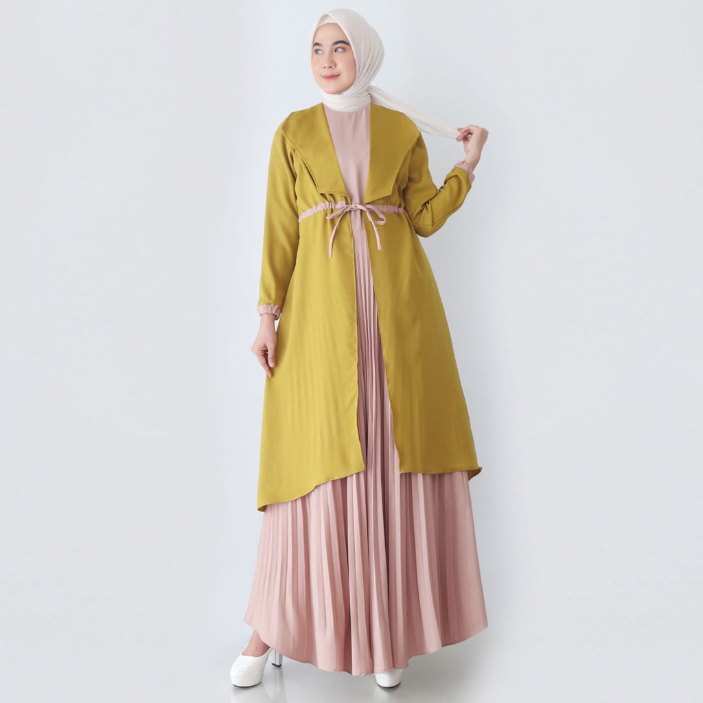 Gamis - gamis plisket wanita 545