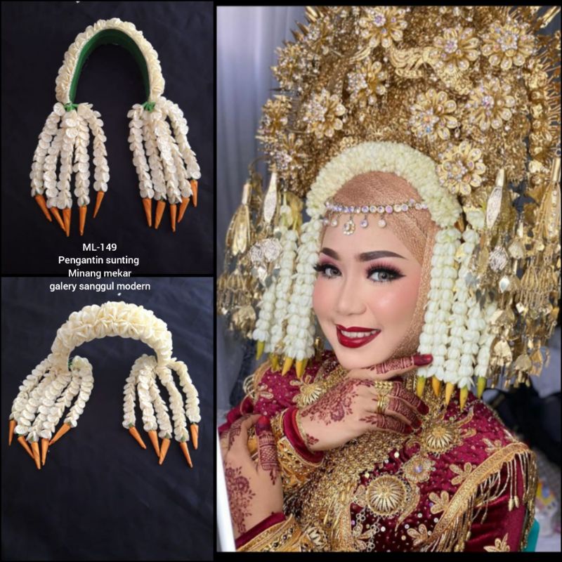 ML-149 MELATI PENGANTIN SUNTING MINANG MEKAR