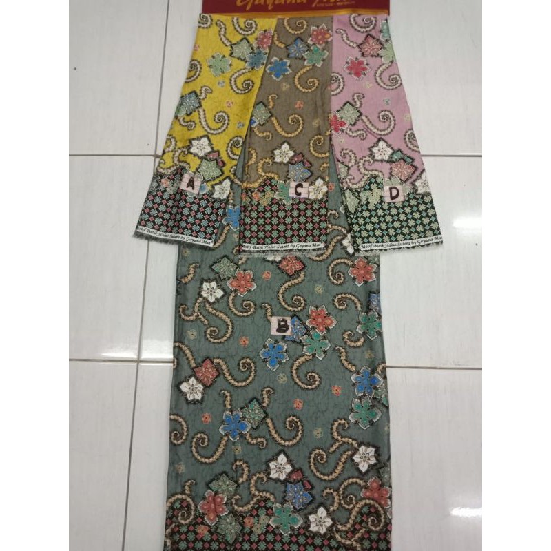 bahan batik sutra / kain batik sutra adem / batik semi sutra lembut