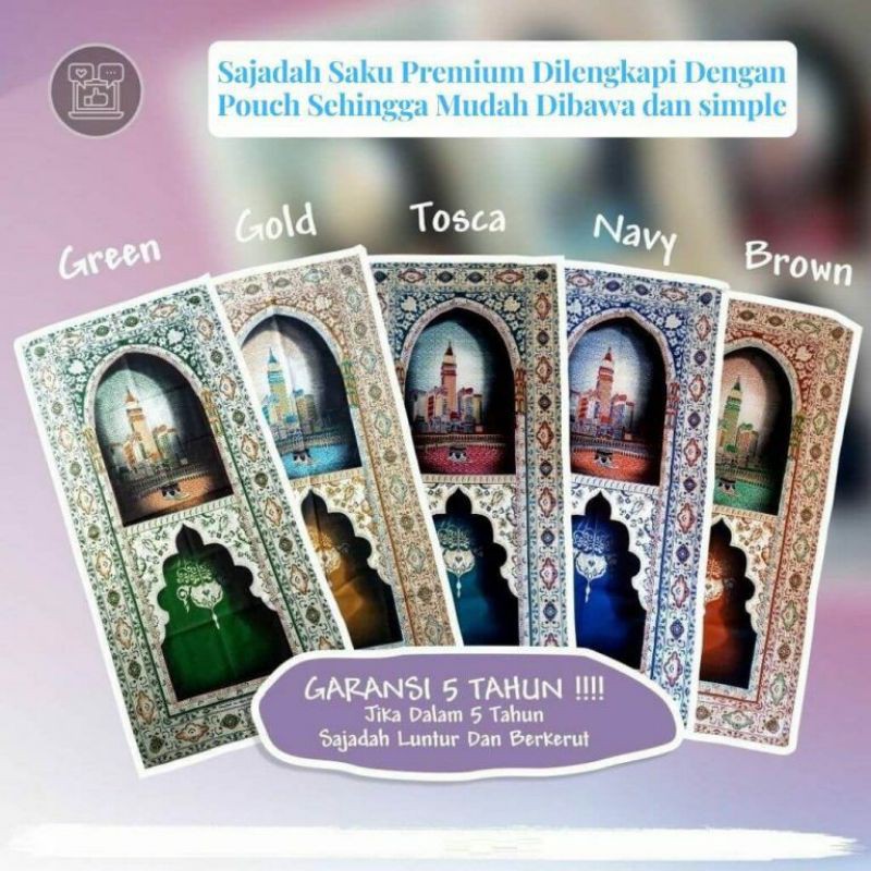 Sajadah traveling kabah /sajadah travel ZHAAFIRAH/sajadah