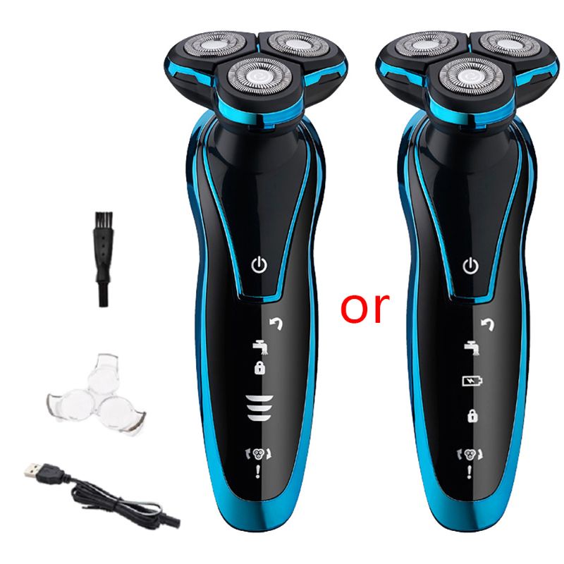 Zzz Alat Cukur Elektrik Mengapung Untuk Silet Pria Basah Kering Anti Air Cordless Rechargea