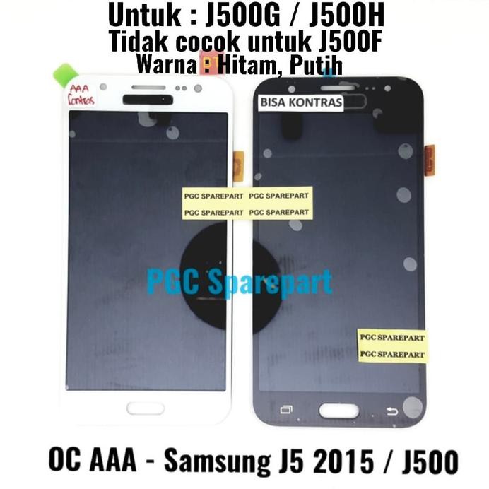 Lcd Touchscreen Oc Aaa Samsung Galaxy J5 2015 J500 J500F J500G J500H - Putih F2B4