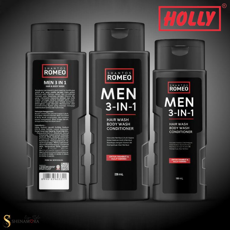 Shantos Romeo Men Body Wash 3 in 1 | 110 ml