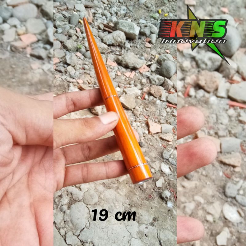 PIPA ROKOK KAYU SECANG Panjang 19cm Rasa Enak Once Rokok kayu