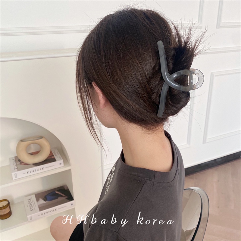 Jepit Rambut Bahan Akrilik Gaya Korea Untuk Wanita