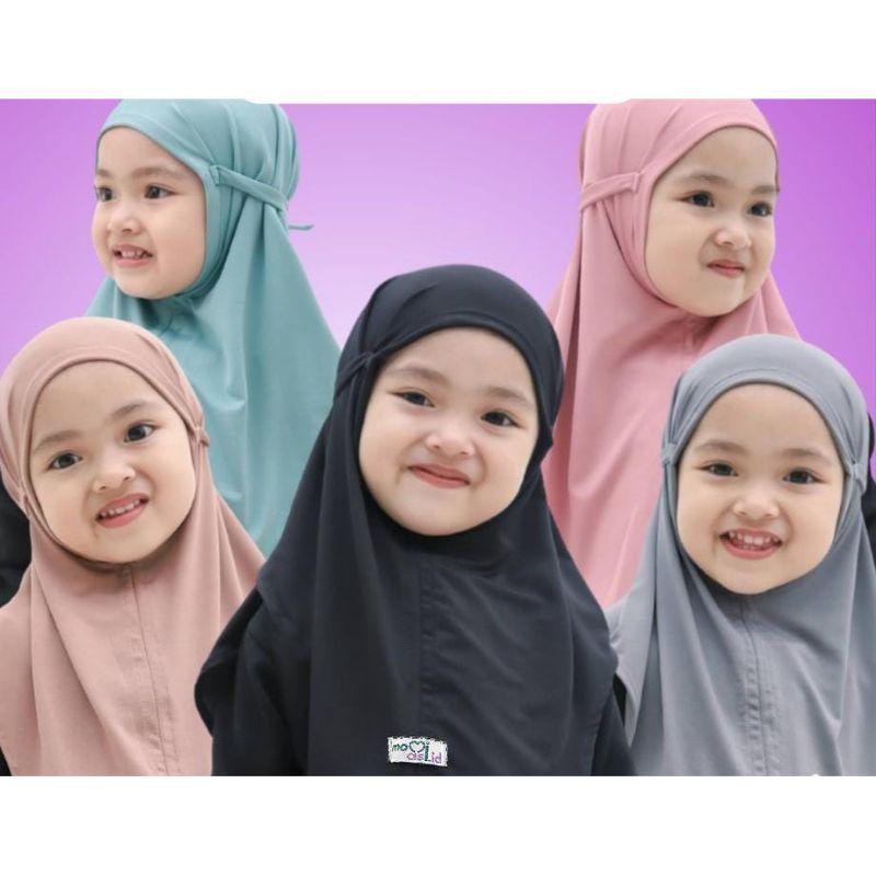 jilbab anak BERGO TALI ANAK kerudung anak perempuan hijab anak jilbab bayi nonpet krudung anak terbaru bergo polos