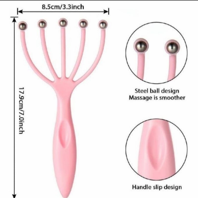 ALAT PIJAT PEMIJAT TERAPI KULIT KEPALA REFLEKSI HEAD SCALP MASSAGER/HEAD SPA MASSAGER ALAT PIJAT KEPALA/ALAT PEMIJAT KEPALA/ALAT SERBAGUNA...