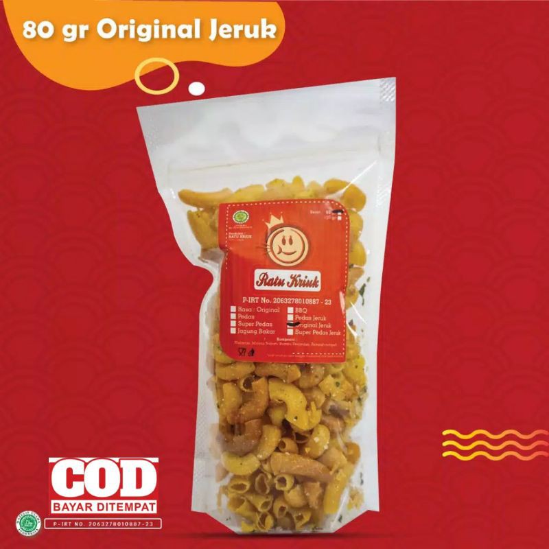 

Makaroni Ratu Kriuk - 80gr