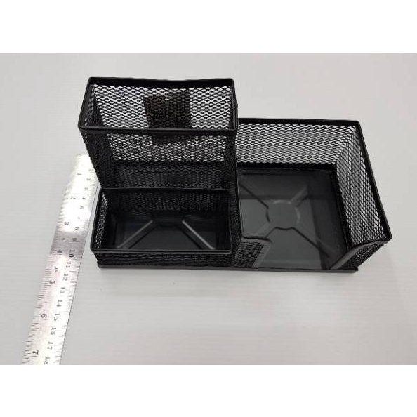 

bqeu Memo Holder Panjang 3 Sekat Desk Set Organizer Tempat Pensil Meja Pen BACA DESKRIPSI ㈢ 43