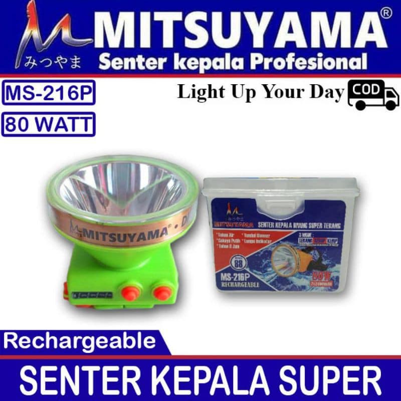 SENTER KEPALA MITSUYAMA 80W MS 216P