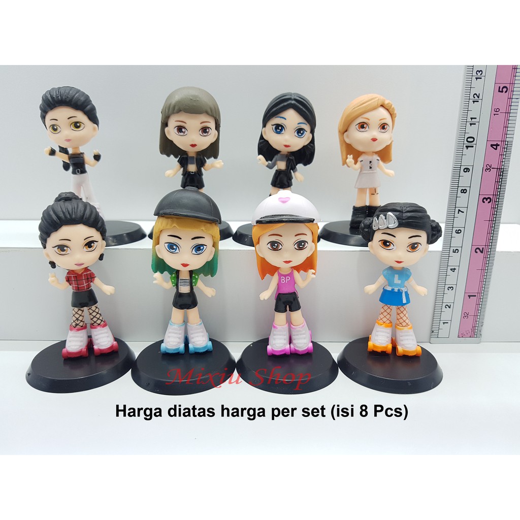 BlackPink Kpop Idol Girl isi 8 Action Figure