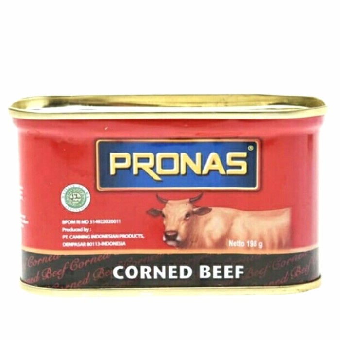 

f0fbfe00 Kornet Pronas Daging Sapi Corned Beef 198 Gram Ds1Gk