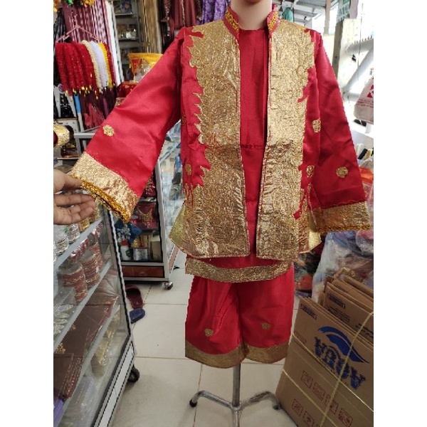 baju adat Padang Roky lelaki TK sd