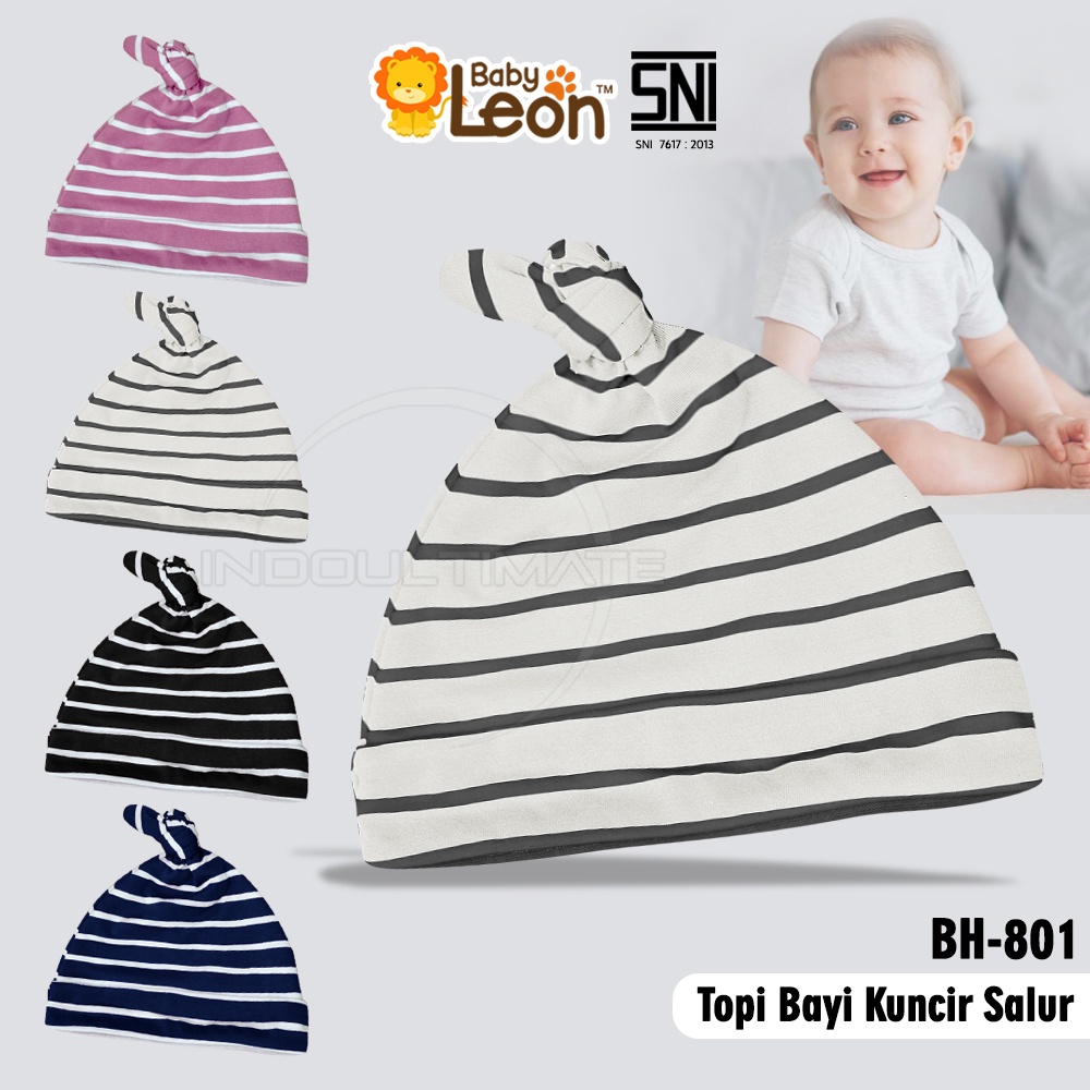 Topi Bayi Newborn BABY LEON Topi Anak Bayi Baru Lahir Topi Bayi Laki Laki Perempuan Topi Bayi Kuncir Kupluk Bayi Baru Lahir Topi Bayi Baru Lahir Perlengkapan Bayi Baru Lahir BH-801