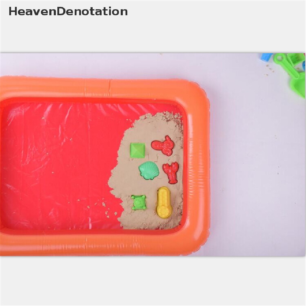 (Heavendenotation) Meja Pasir / Clay Tiup Bahan Plastik Untuk Mainan Anak / Indoor