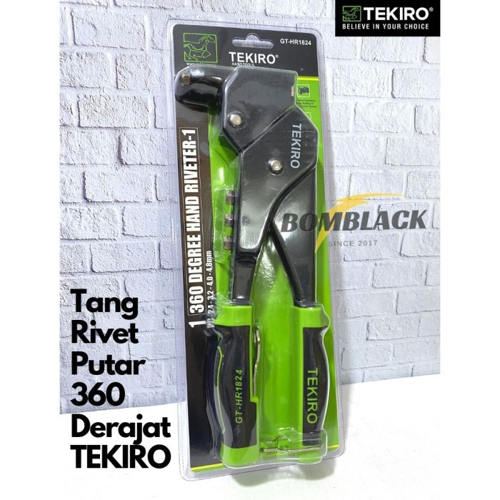 TERMURAH TEKIRO TANG RIVET TEMBAK PUTAR 360 DERAJAT TANG RIPET HAND RIVETER