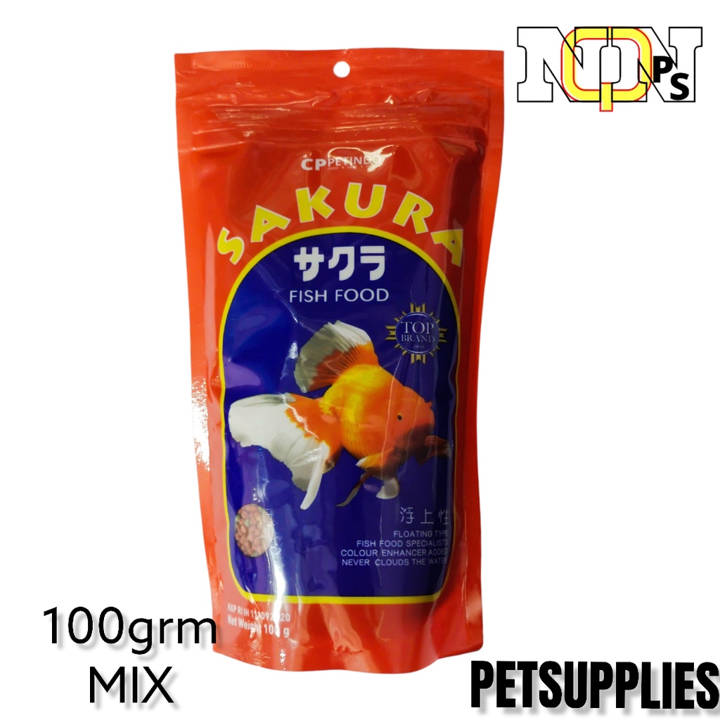 Jual Sakura Fish Food makanan ikan Hias 100MIX Shopee Indonesia