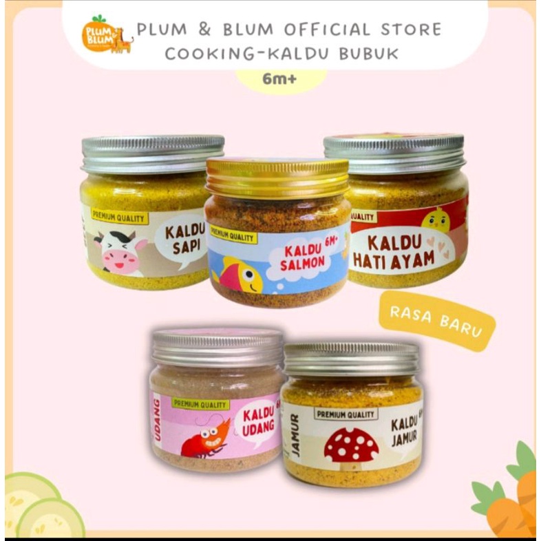 Plum and Blum Plum &amp; Blum Kaldu Hati Ayam Sapi MPASI Bayi