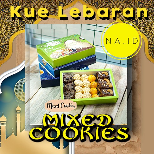 

Kue Mixed Cookies / Campur kue Lebaran Enak Premium Halal