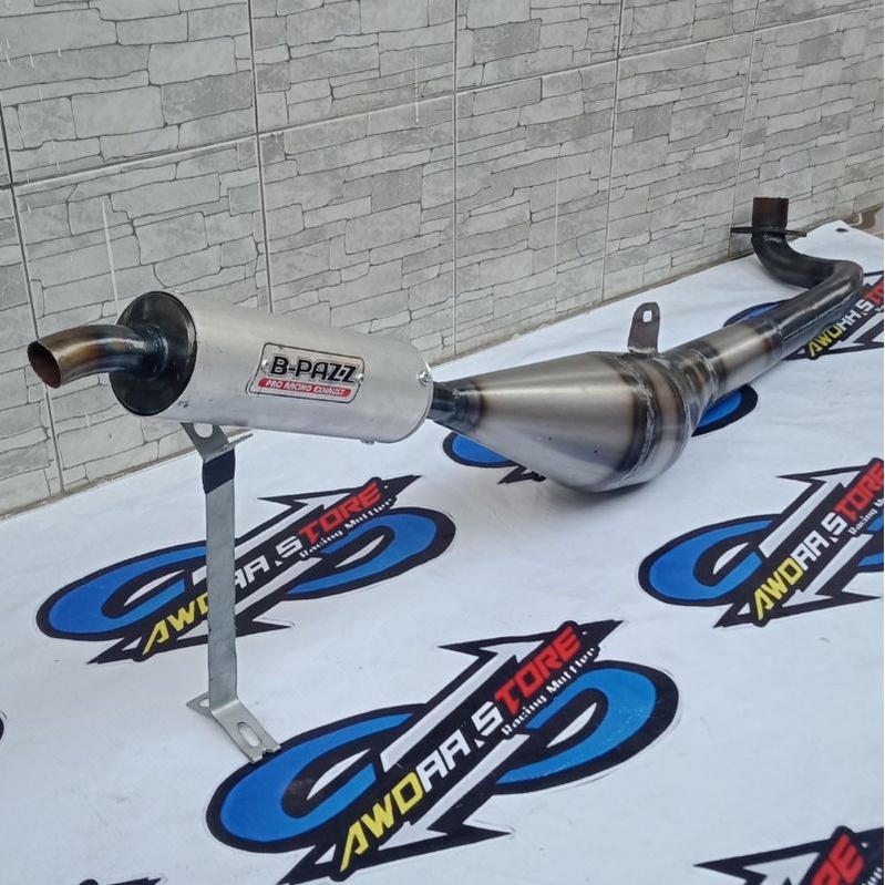 Knalpot TORNADO gs gx RC100 bravo FIZ R Alfa sigma BPASS motor 2tak racing