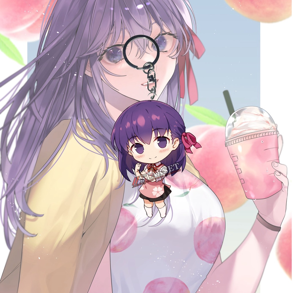Gantungan Kunci Sakura Matou Fate/Stay Night - Anime Ganci - Game Ganci - Ganci Fate Series