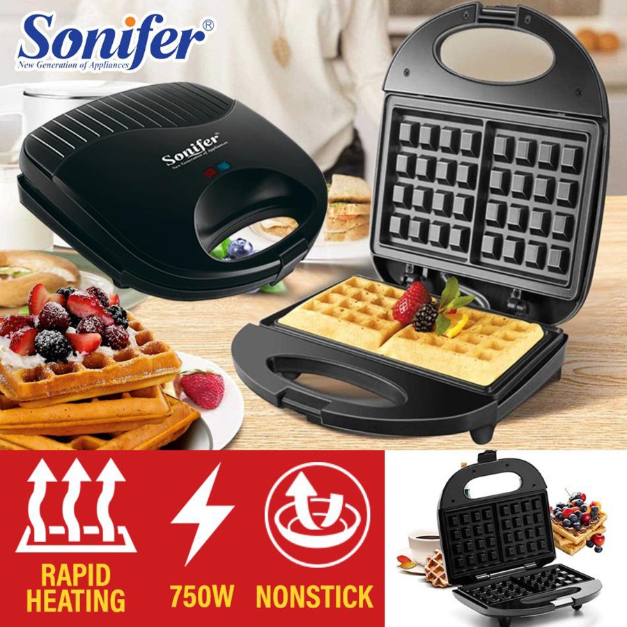 Sonifer Waffle Maker SF-6134 Alat Pembuat Waffle Roti