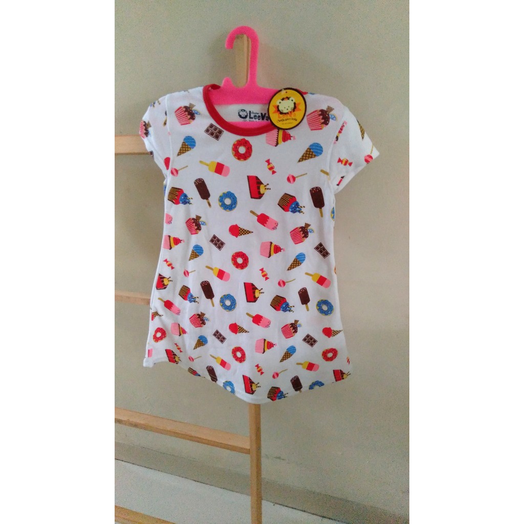 daster anak lengan pendek leeva