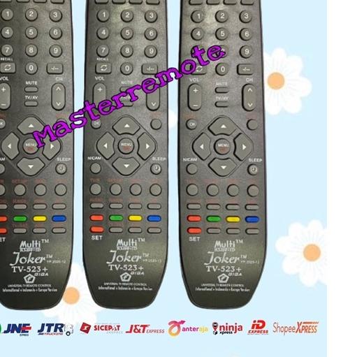 ➤ REMOT REMOTE TV MULTI / UNIVERSAL TV RECEIVER JOKER 523 ♚