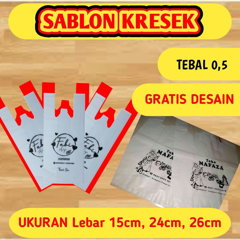 SABLON KANTONG KRESEK TEBAL UK.LEBAR 15,CM