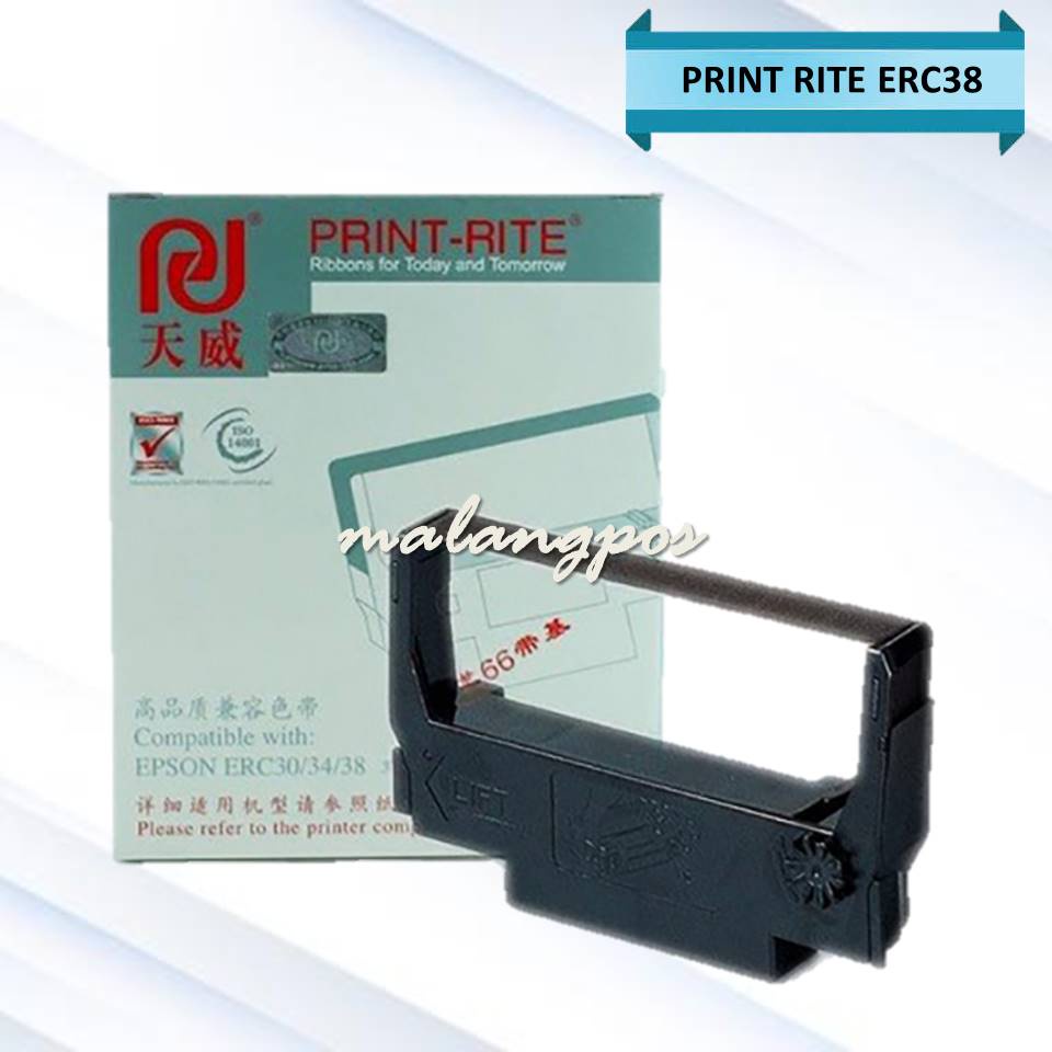 Catridge Pita Ribbon Print Rite ERC 38 Printer Kasir Epson TMU 220