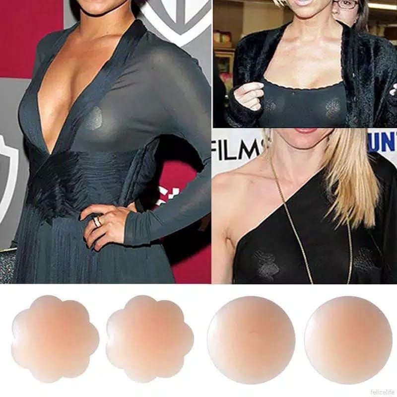 TALLY  NIPPLE SILIKON PADS Bra SIlikon Penutup Puting Susu