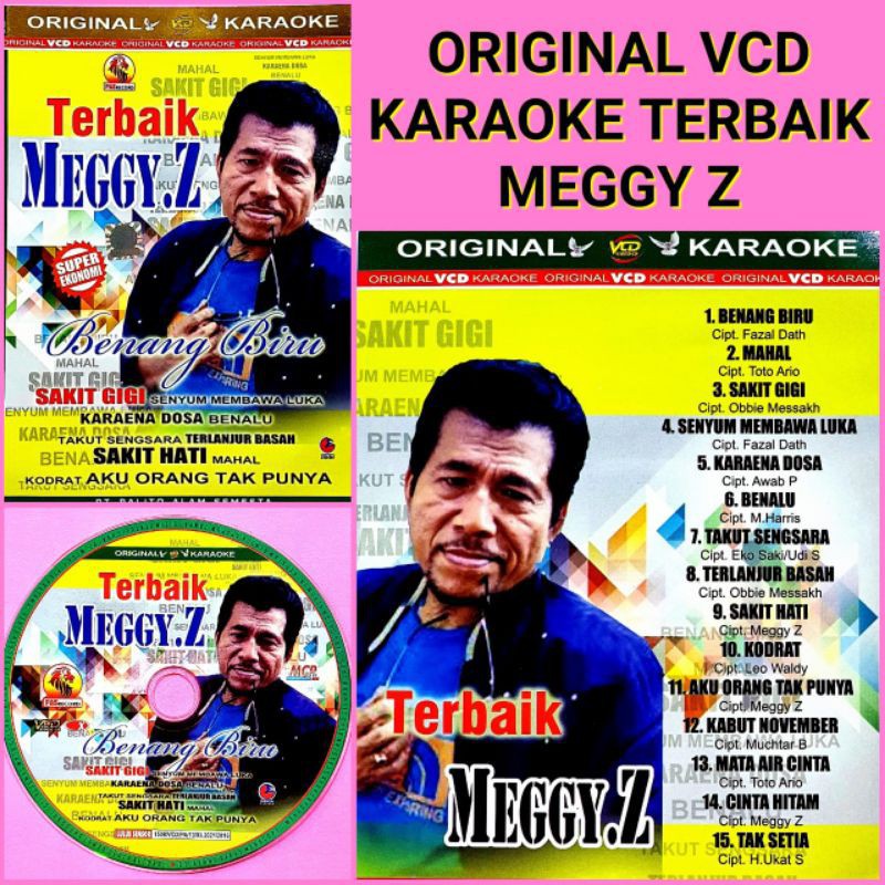 KASET ORIGINAL VIDEO MUSIK LAGU KARAOKE DANGDUT TERLARIS MEGGY Z