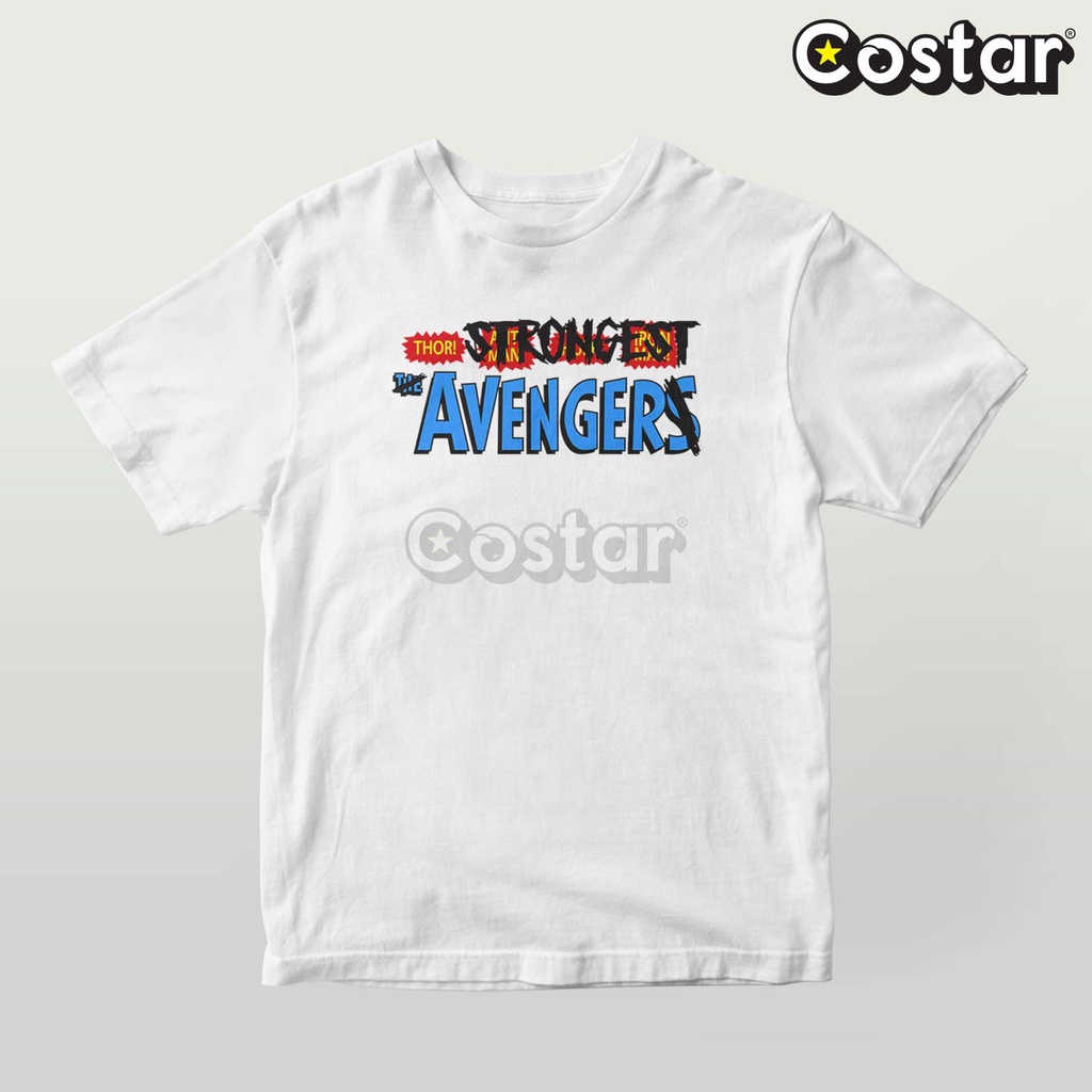 Kaos Thor The Storongest Avenger Bahan Combed Premium