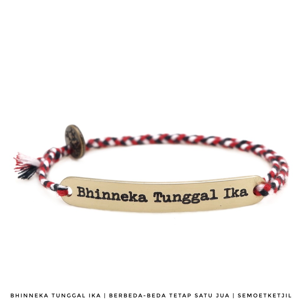 

Semoet Ketjil Gelang Bohemian Bhinneka Tunggal Ika Boho Reguler