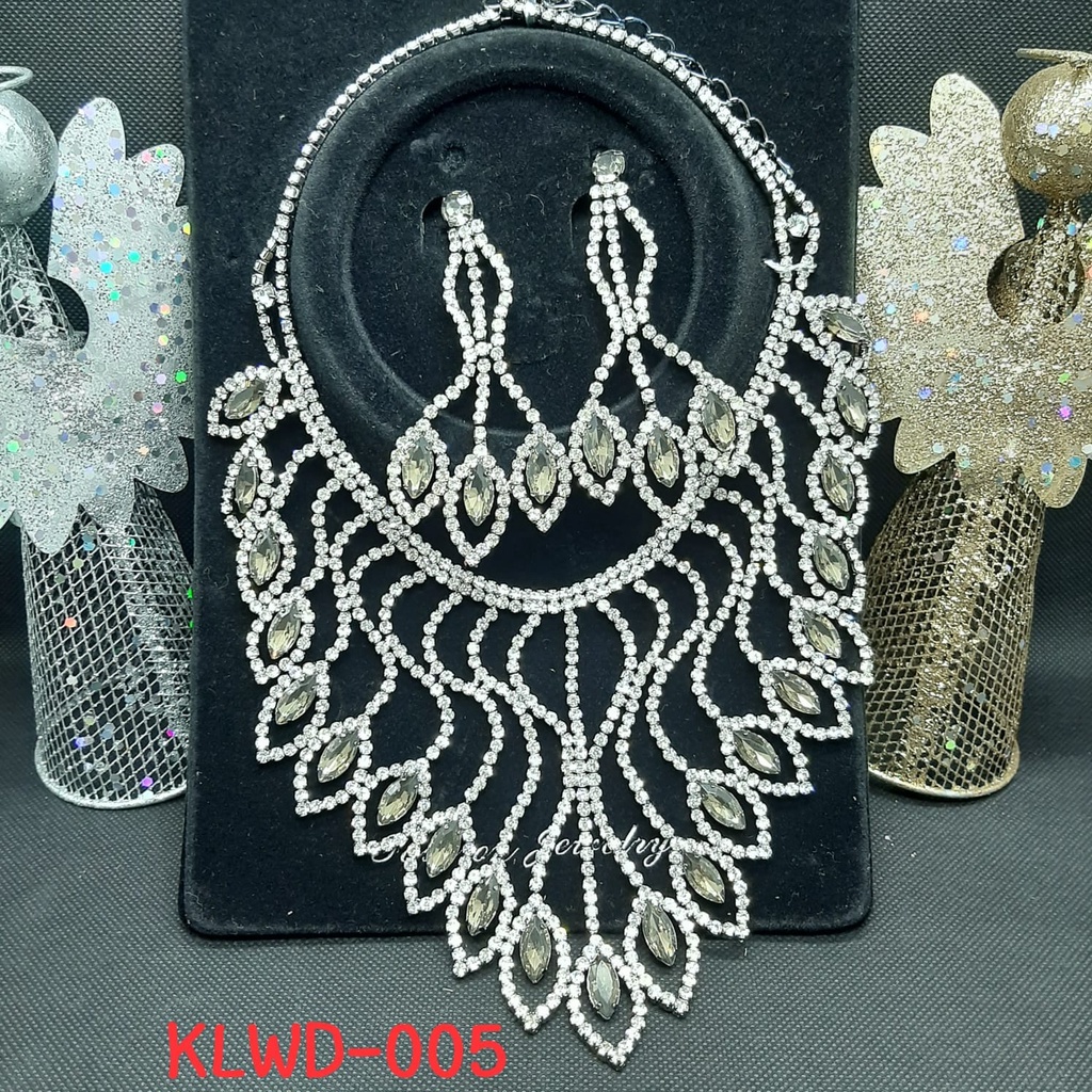 [TERMURAH] Set Kalung Anting Wedding / Kalung Wedding Model Import / Kalung Anting Pengantin