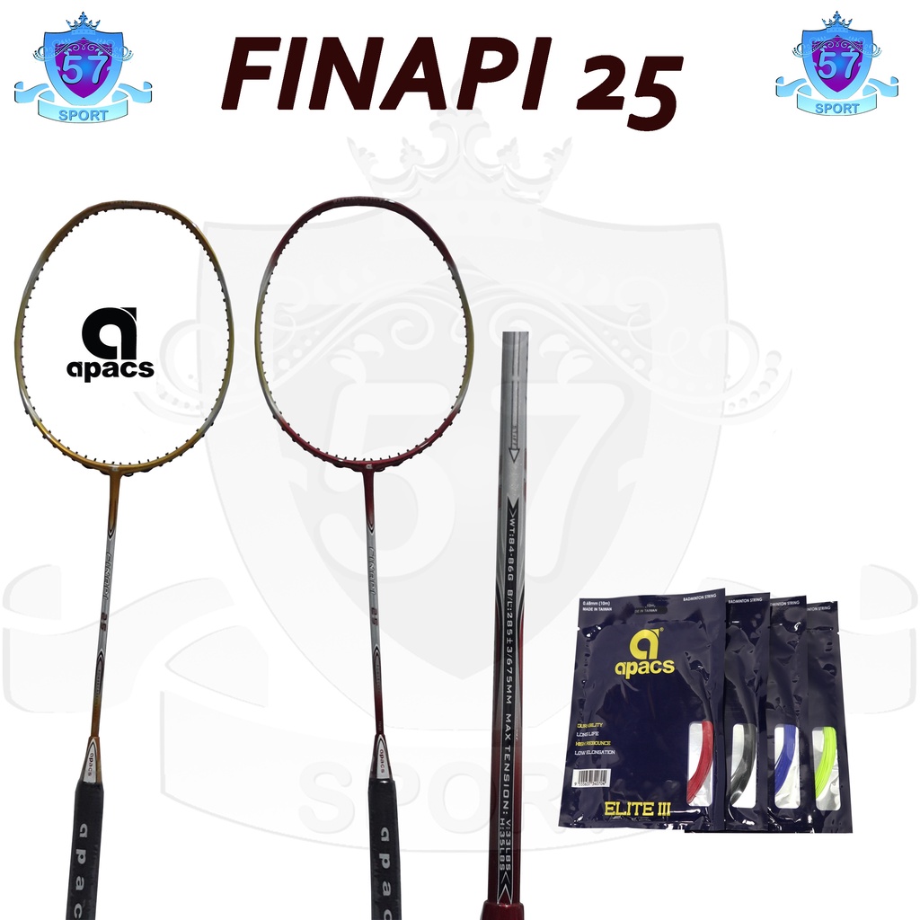 Raket Badminton Apacs Finapi 25 Bonus Senar