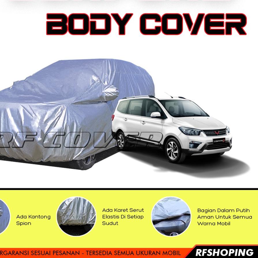 ➤ Body Cover Mobil Wuling Sarung Mobil confero formo mini EV wuling ✧