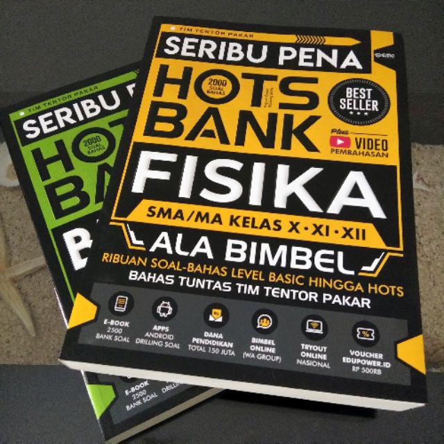 Buku Rangkuman SMA/MA : Seribu Pena Hots Bank (Matematika, Fisika, Kimia, Biologi)-Fisika