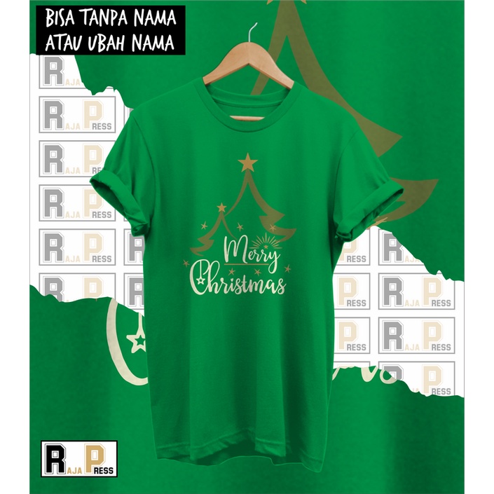 KAOS NATAL BAJU POHON TREE NATAL MERRY CHRISTMAS KATUN combed 30s