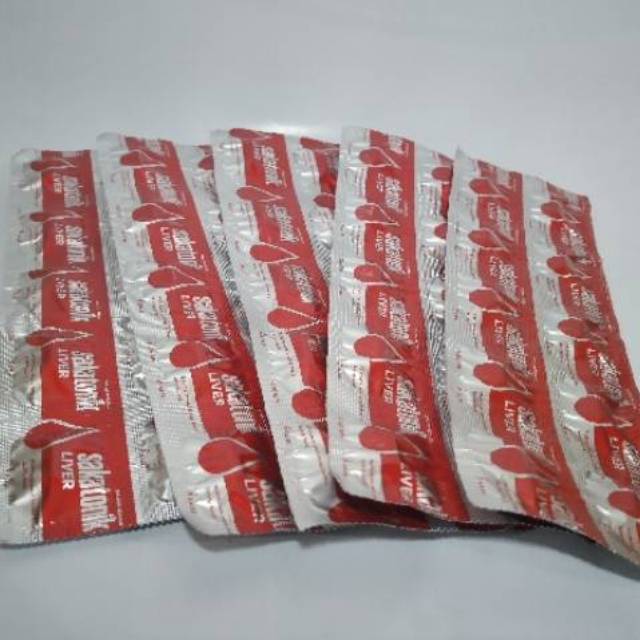 SAKATONIK LIVER TABLET - 1 Lembar (10 tablet)