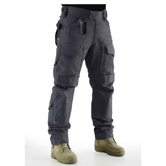 Karisock konfeksi Celana tactical panjang bahan ripstop premium | Celana lapangan cargo banyak saku
