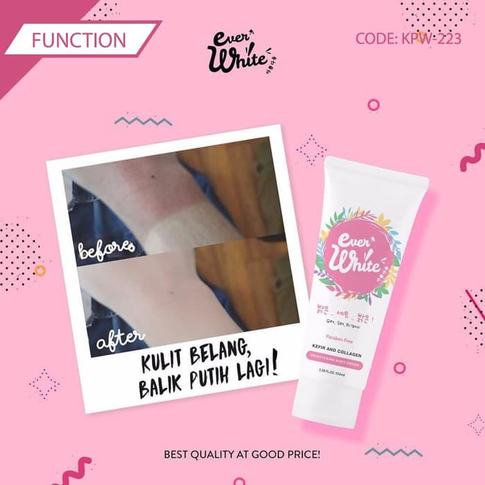 EVER WHITE BODY CREAM SERUM WITH COLLAGEN