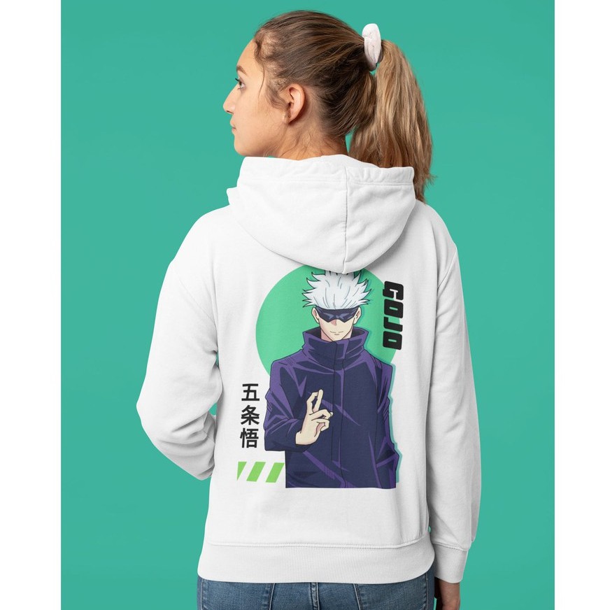 Hoodie Gojo Satoru the Strongest Jujutsu Sorcerer Anime Jujutsu Kaisen