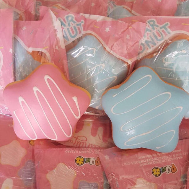 Squishy star donut creamiicandy