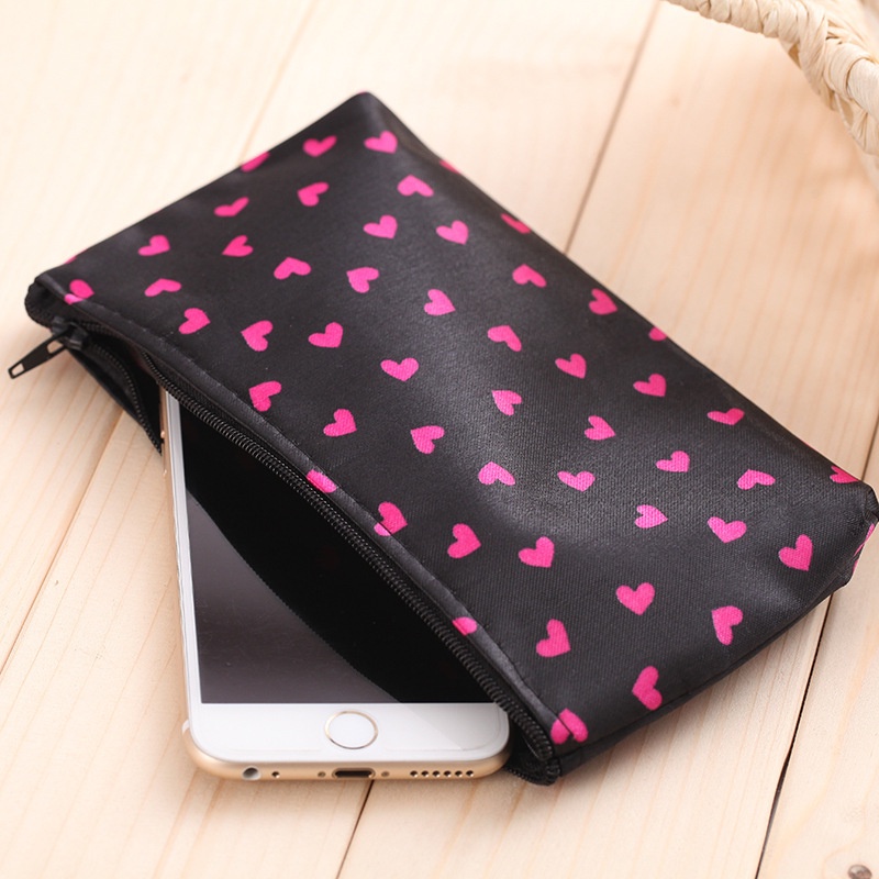 Mysterygirl - [MURAH] Make up Tas Pouch Organizer Kosmetik Pouch Tempat Serba Guna Bag Serbaguna  Tempat Penyimpanan Alat Make Up  Tas Serut Kosmetik